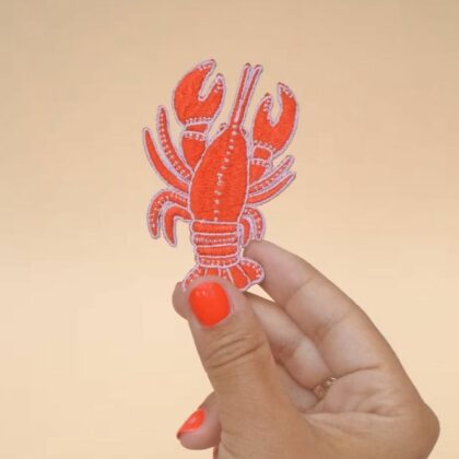 Broderie Thermocollante Homard