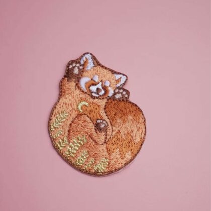 Broderie Thermocollante Panda Roux