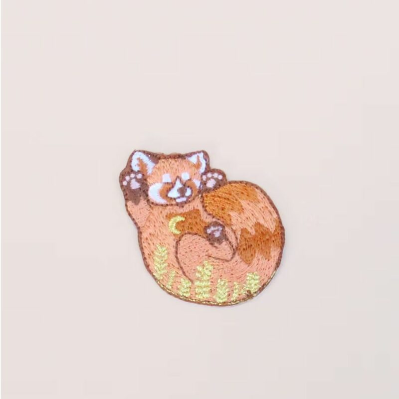 Broderie Thermocollante Panda Roux – Image 2