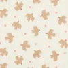 Oiseaux coeurs blancs coton bio gots